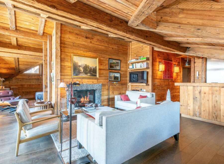 Experience the warmth and charm of this stunning wooden chalet.
