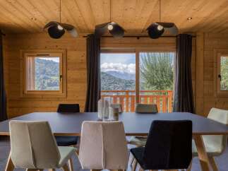 Experience the charm of this stunning property, featuring a beautifully designed dining area.