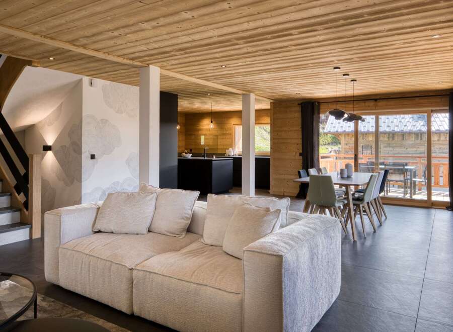 Experience luxury living in this stunning property, featuring a modern open-plan design.