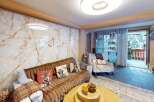 Experience luxury living in this stunning property, featuring a beautifully designed living room.