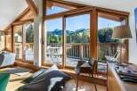 Experience breathtaking mountain views from this stunning property.