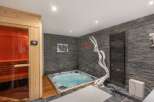 Indulge in luxury and relaxation with this stunning spa retreat.