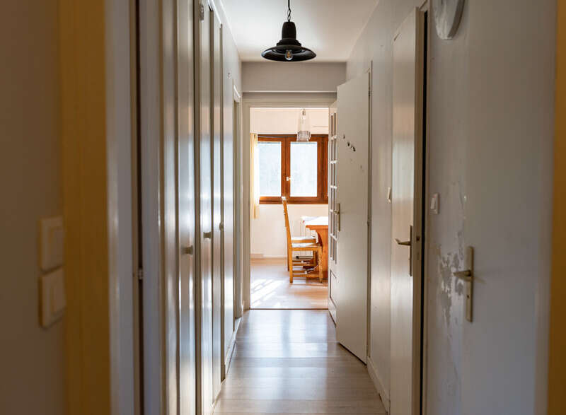 Step into this inviting hallway, showcasing a bright and airy atmosphere.