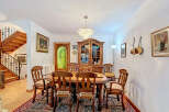 Step into this elegant dining room, perfect for hosting memorable gatherings.