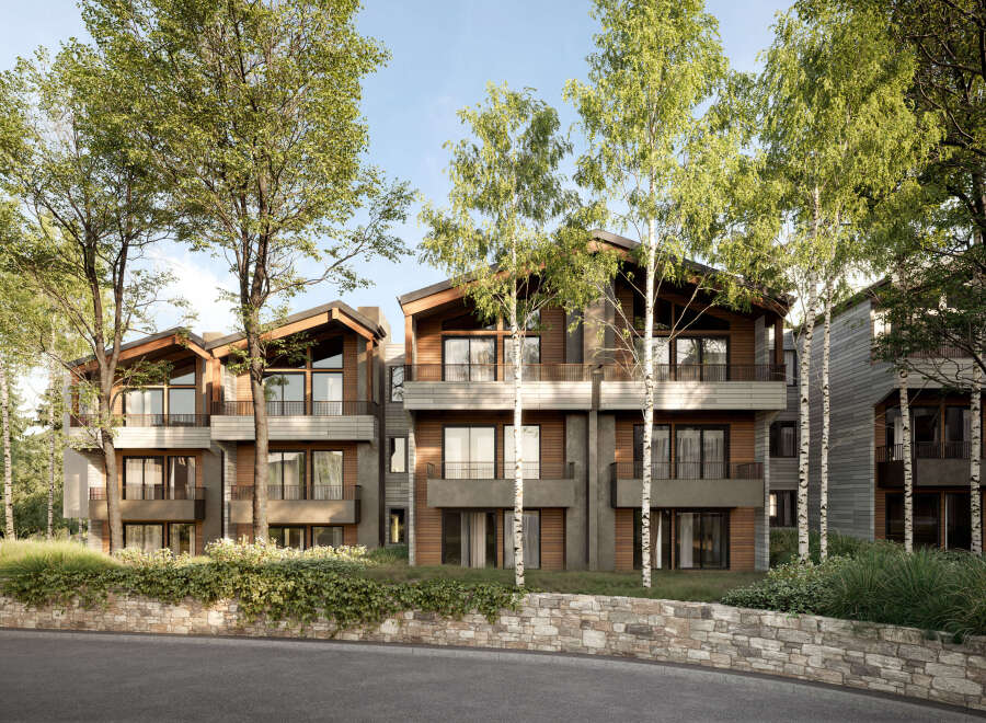 Discover modern luxury in this stunning property, featuring a contemporary design that seamlessly blends with its natural surroundings.