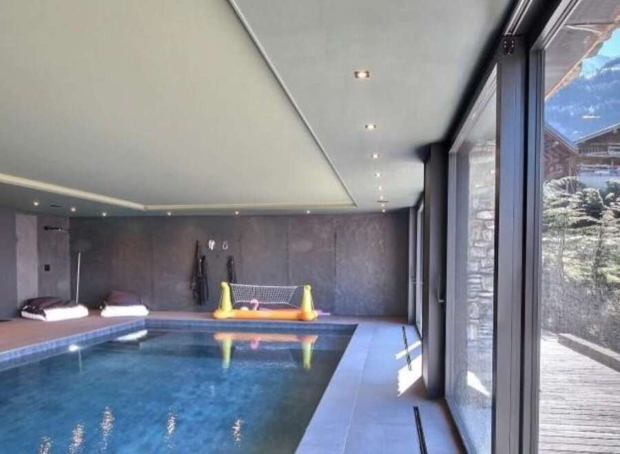 Indulge in luxury with this stunning indoor pool, perfect for year-round enjoyment.
