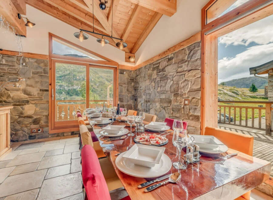 Experience the epitome of luxury in this stunning dining room.