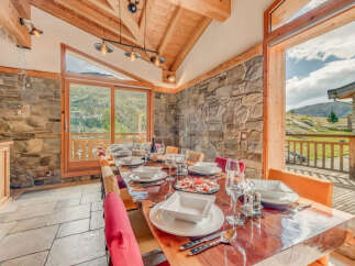Experience the epitome of luxury in this stunning dining room.