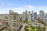Explore stunning city views from this modern high-rise.