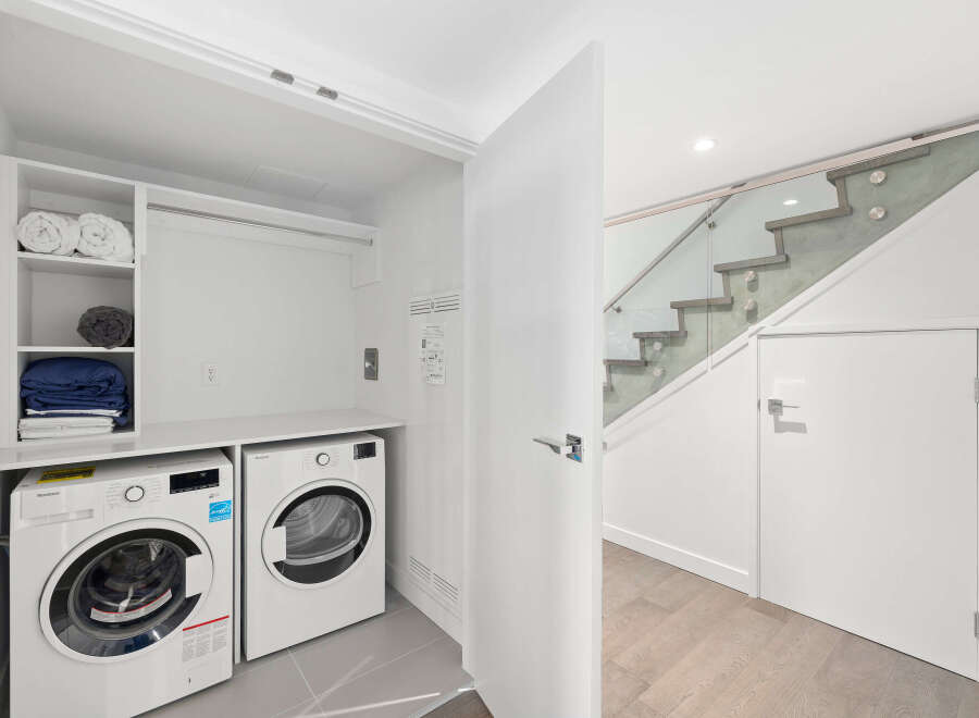 Discover the convenience of in-unit laundry in this stylish property.
