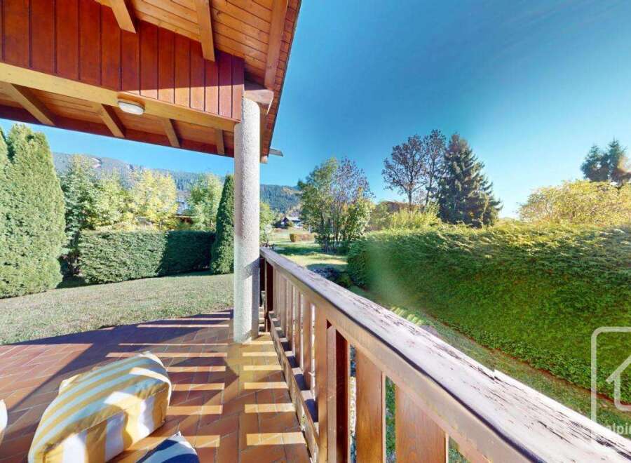 Enjoy breathtaking mountain views from this charming property.