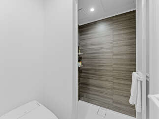 Step into a modern bathroom oasis! This image showcases a sleek, contemporary design with a focus on clean lines and functionality.