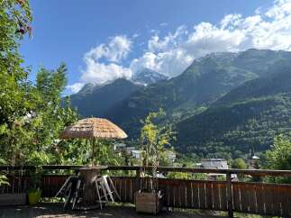 Enjoy breathtaking mountain views from this stunning property.