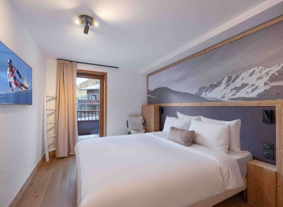 Experience luxury and comfort in this stunning bedroom.