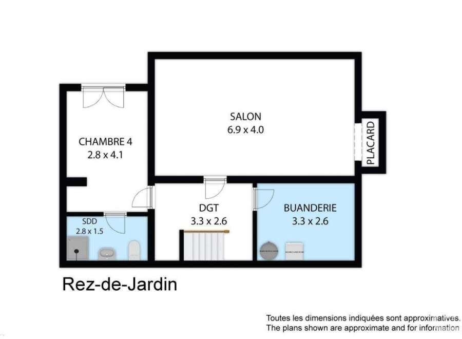 Discover this charming Rez-de-Jardin property, featuring a well-designed layout.