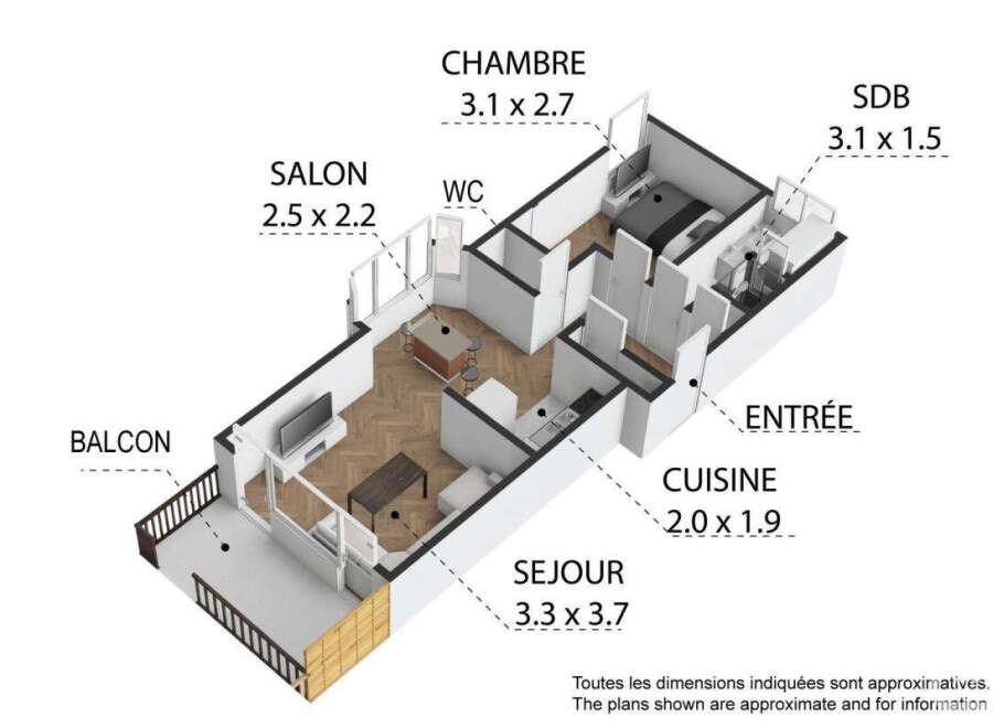 Discover this charming apartment featuring a well-designed layout.