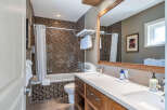 Step into luxury with this beautifully designed bathroom.