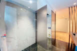 Step into luxury with this stunning modern bathroom.