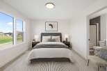 Step into a serene bedroom retreat.