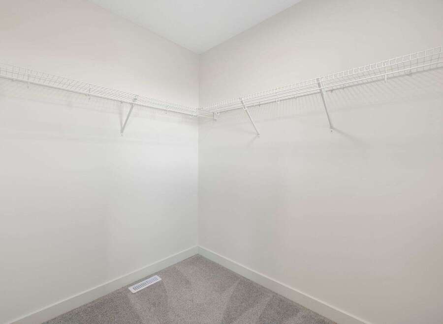 Discover the potential of this blank canvas closet, perfect for organizing your wardrobe.
