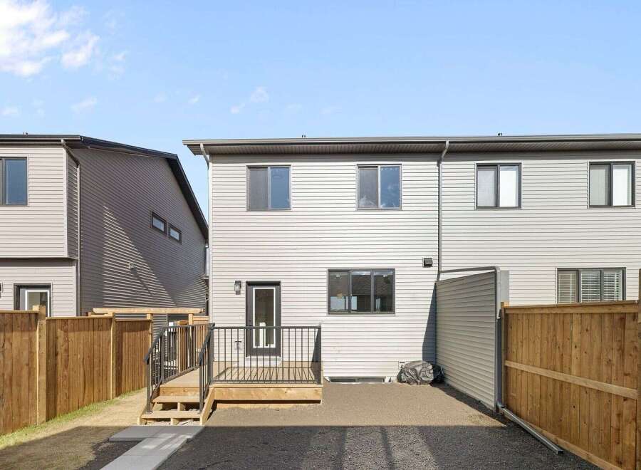 Discover this stunning property featuring a modern exterior and a private backyard.