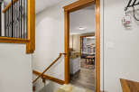 Step into this inviting space, where a blend of modern design and cozy comfort awaits.