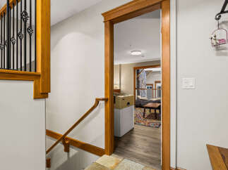 Step into this inviting space, where a blend of modern design and cozy comfort awaits.