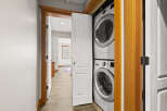 Discover the convenience of in-unit laundry with this stunning property! This home features a modern stacked washer and dryer, making laundry day a breeze.