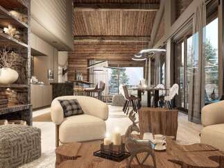 Experience the epitome of luxury living in this stunning property, boasting a seamless blend of rustic charm and modern elegance.
