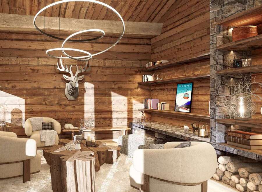 Experience the epitome of rustic luxury in this stunning chalet.