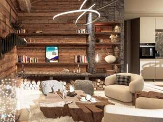 Experience the epitome of rustic luxury in this stunning property.