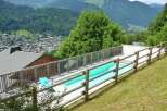 Experience breathtaking mountain views from this stunning property featuring a private pool.
