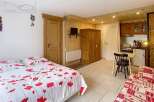 Discover this charming studio apartment, perfect for a cozy getaway.