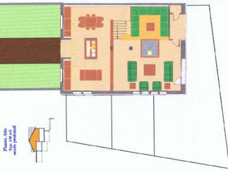 Discover this stunning attic apartment with a total area of 130 m2, perfect for comfortable living.