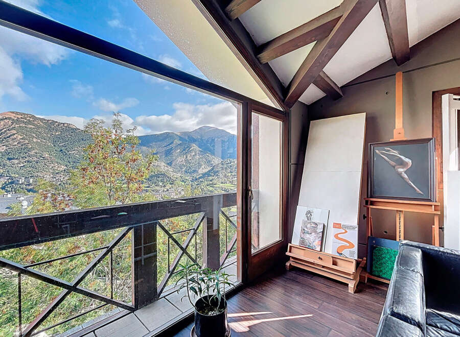 Experience breathtaking mountain views from this stunning property.