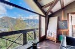 Experience breathtaking mountain views from this stunning property.
