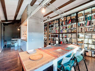 This stunning property boasts a unique blend of modern design and classic charm, perfect for those seeking a stylish and functional living space.
