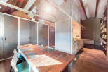 Discover modern living in this stunning property featuring a unique industrial design.
