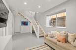This stunning property boasts a modern interior with a bright and airy feel.