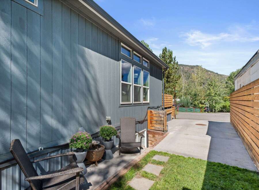 Discover the charm of this property, featuring a beautifully designed exterior with a modern aesthetic.