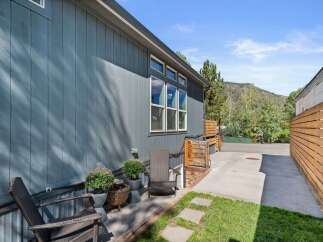 Discover the charm of this property, featuring a beautifully designed exterior with a modern aesthetic.