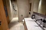 Step into luxury with this stunning bathroom design.