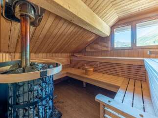 Experience ultimate relaxation in this stunning sauna.