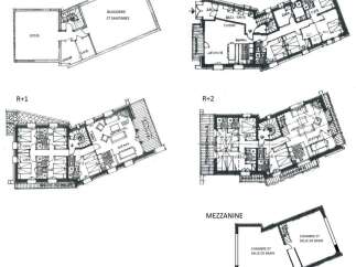 Explore this unique property featuring multiple floors, including a mezzanine, each meticulously designed.