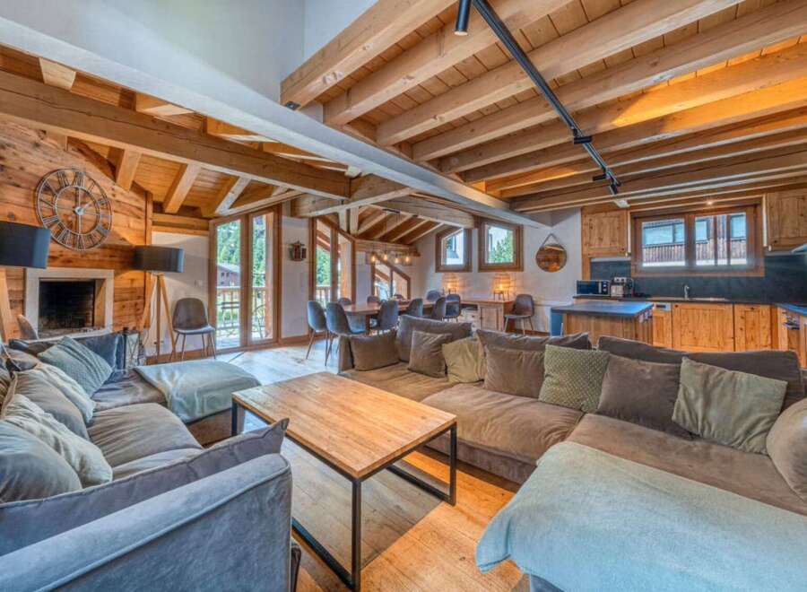 Experience the epitome of rustic elegance in this stunning chalet.