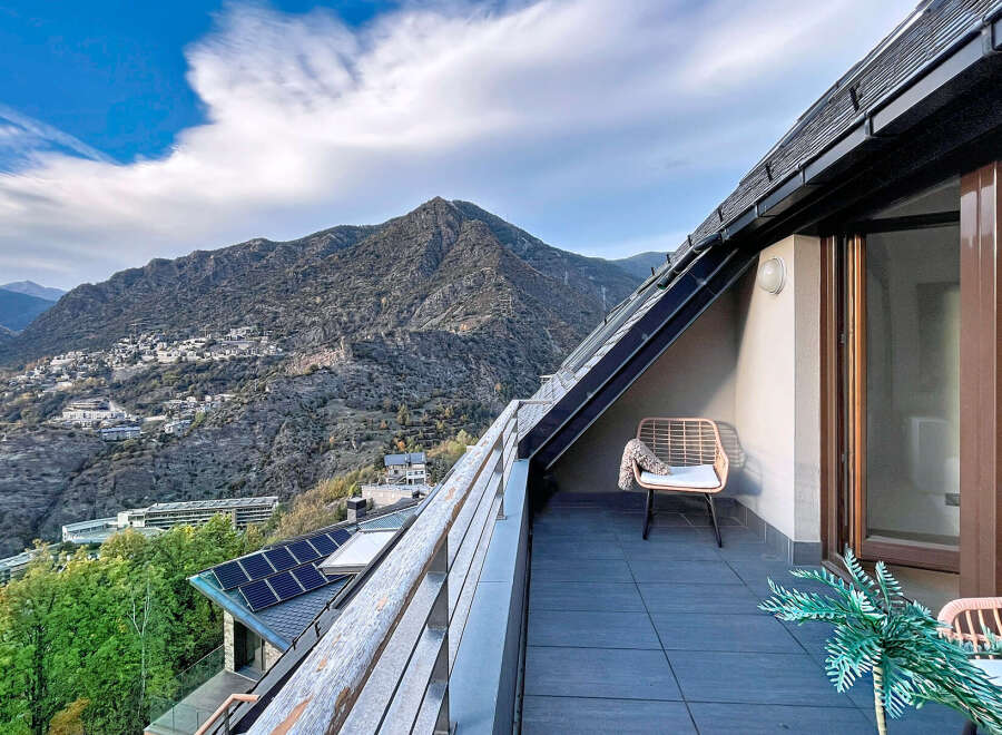 Experience breathtaking mountain views from this stunning property.