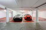 Discover the convenience of secure parking in this well-lit garage.