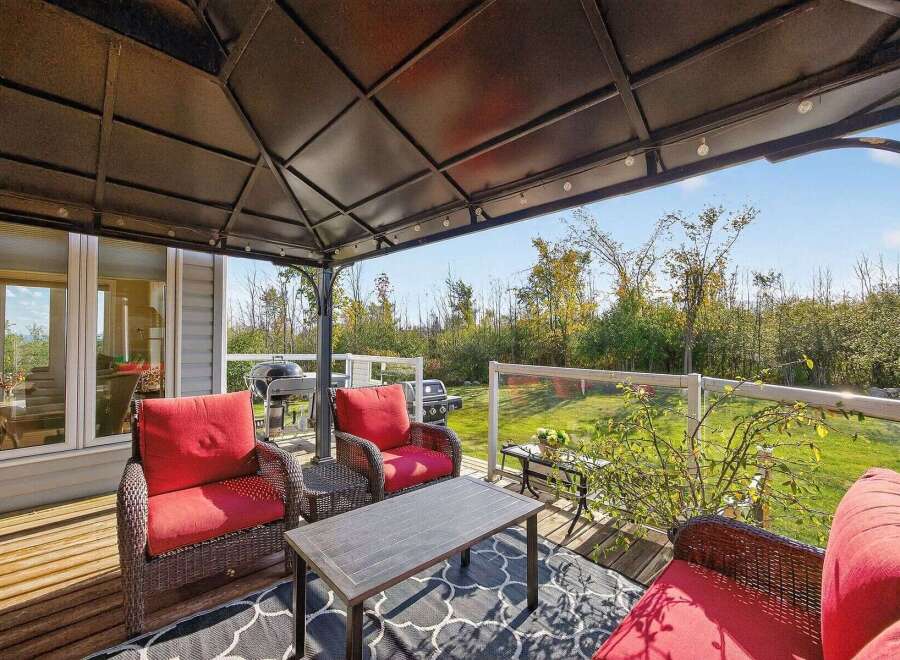 Enjoy outdoor living at its finest with this stunning patio.