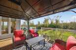 Enjoy outdoor living at its finest with this stunning patio.