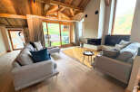Experience luxury living in this stunning property featuring a cozy fireplace, perfect for chilly evenings.